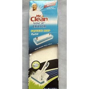 Refill for Mr. Clean Magic Eraser Squeeze Mop Type A Synthetic White Head